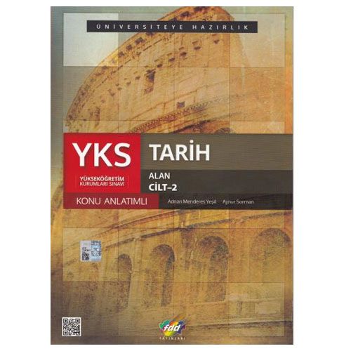 YKS Tarih Konu Anlatımlı Alan Cilt 2 - Fdd Yayınları