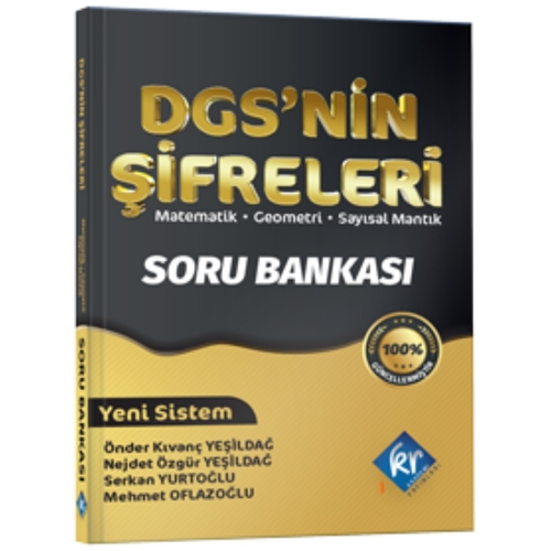 DGS\'nin Şifreleri Soru Bankası KR Akademi Yayınları 2024