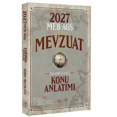 MEB AGS Mevzuat Konu Anlatımı 360 Soru İlaveli CBA Yayınları 2026