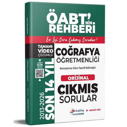 MEB AGS ÖABT Coğrafya Öğretmenliği Çıkmış Sorular Son 14 Yıl Dizgi Kitap 2027