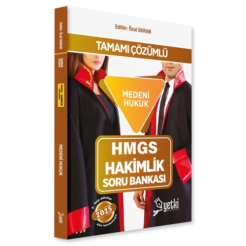 Medeni Hukuk HMGS Hakimlik Soru Bankası Yetki Yayınları 2025