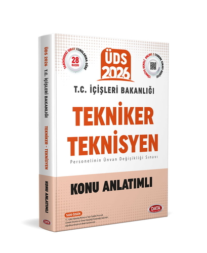 T.C. İçişleri Bakanlığı Tekniker Teknisyen ÜDS Konu Anlatımlı Data Yayınları 2026