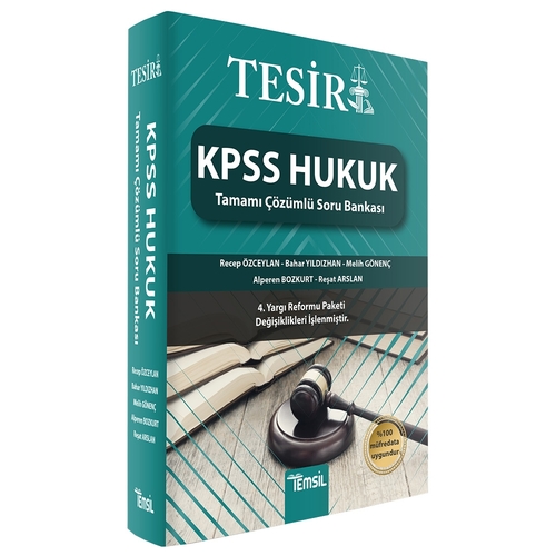 TESİR KPSS Hukuk Soru Bankası Temsil Kitap Yayınları 2021