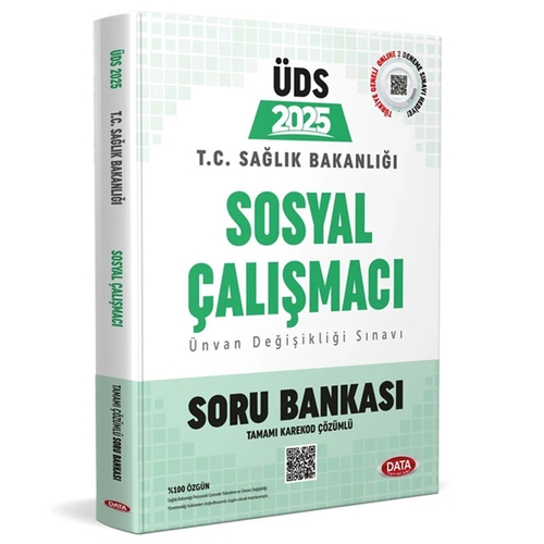 UDS Sağlık Bakanlığı Sosyal Çalışmacı Soru Bankası Data Yayınları 2025