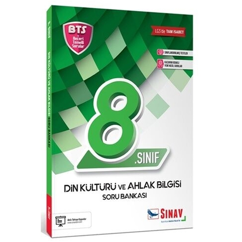 8. Sınıf LGS Din Kültürü ve Ahlak Bilgisi Soru Bankası Sınav Yayınları
