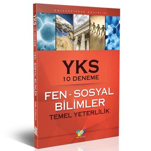 YKS Fen Sosyal Bilimler Temel Yeterlilik 10 Deneme 1. Oturum - Fdd Yayınları