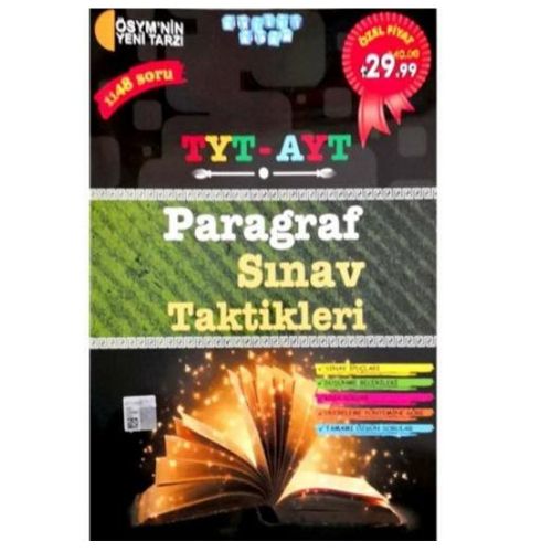 YKS TYT AYT Paragraf Sınav Taktikleri Akıllı Adam Yayınları