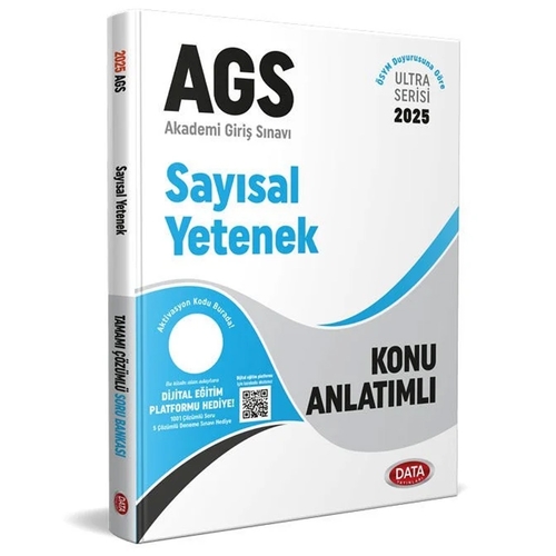 AGS Ultra Serisi Sayısal Yetenek Matematik Konu Anlatımlı Data Yayınları 2025