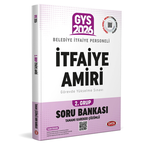 GYS Belediye İtfaiye Personeli İtfaiye Amiri 2. Grup Soru Bankası Data Yayınları 2026