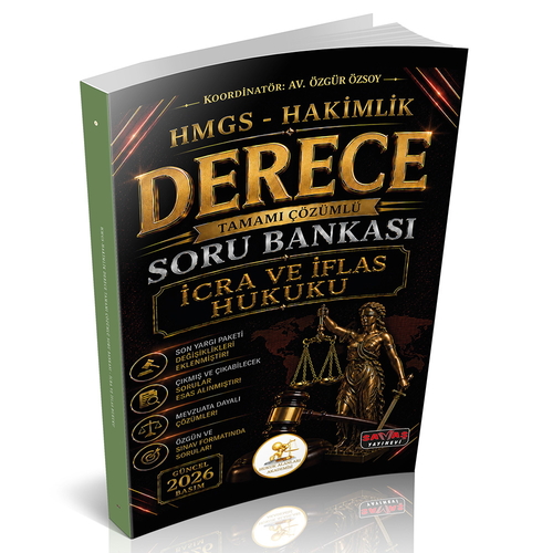 HUKAL HMGS-Hakimlik Derece İcra ve İflas Hukuku Soru Bankası Savaş Yayınevi 2026
