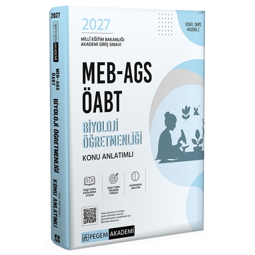 MEB AGS ÖABT Biyoloji Öğretmenliği Konu Anlatımlı Pegem Akademi 2027