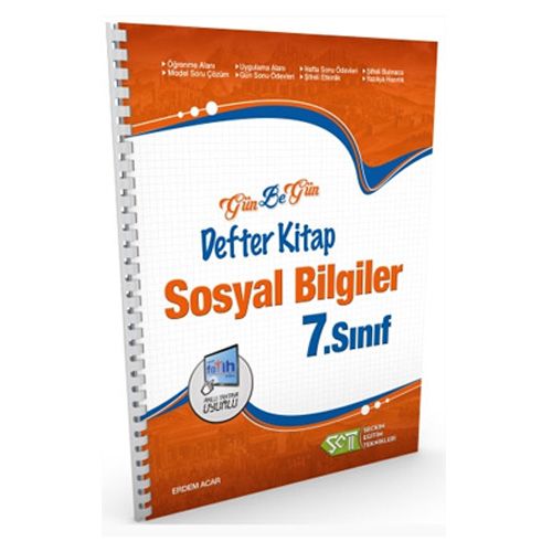 7. Sınıf Gün Be Gün Defter Kitap Sosyal Bilgiler Seçkin Eğitim Teknikleri