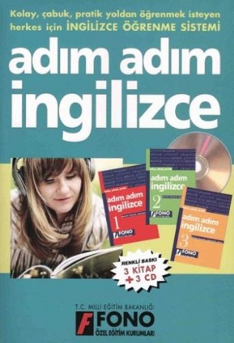 Adım Adım İngilizce (CD\'li 3 Kitap) - Şükrü Meriç