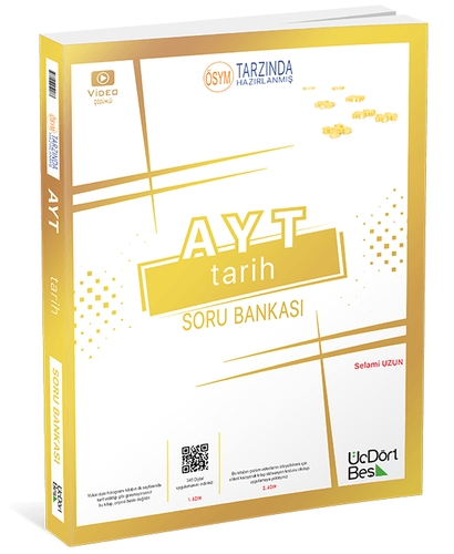 AYT Tarih Soru Bankası ÜçDörtBeş Yayınları