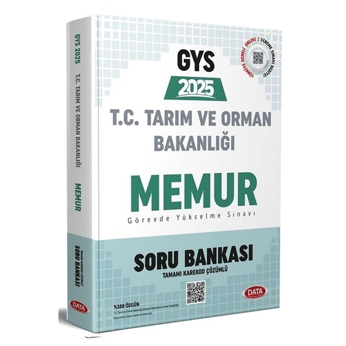 GYS Tarım ve Orman Bakanlığı Memur Soru Bankası Data Yayınları 2025