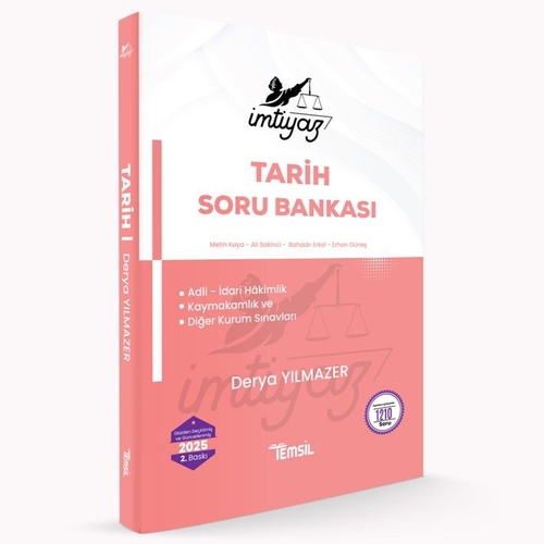 İmtiyaz Tarih Soru Bankası Temsil Kitap Yayınları 2025