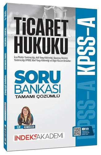 KPSS A Grubu Ticaret Hukuku Soru Bankası İndeks Akademi Yayınları 2026