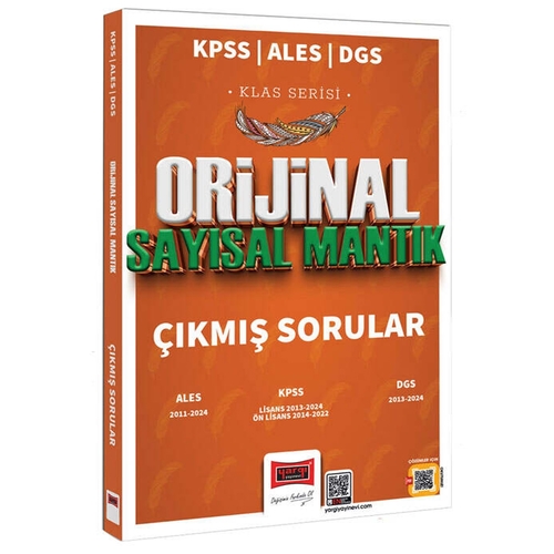 KPSS ALES DGS Klas Serisi Orijinal Sayısal Mantık Çıkmış Sorular Yargı Yayınları 2025