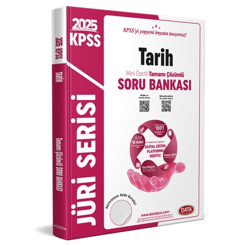 KPSS Jüri Serisi Tarih Tamamı Çözümlü Soru Bankası Data Yayınları 2025