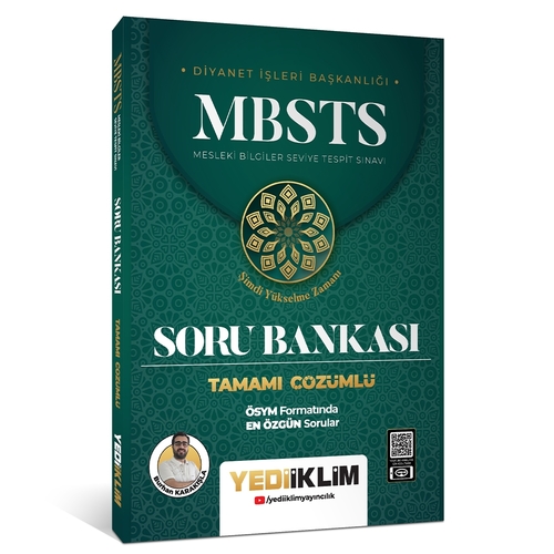 MBSTS Tamamı Çözümlü Soru Bankası Yediiklim Yayınları 2025