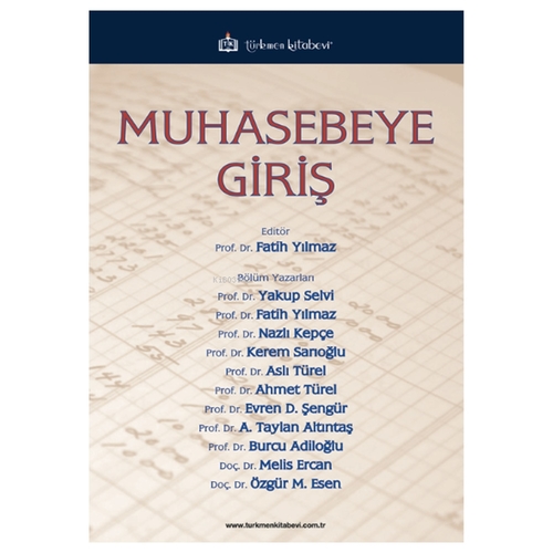 Muhasebeye Giriş - Yakup Selvi, Fatih Yılmaz