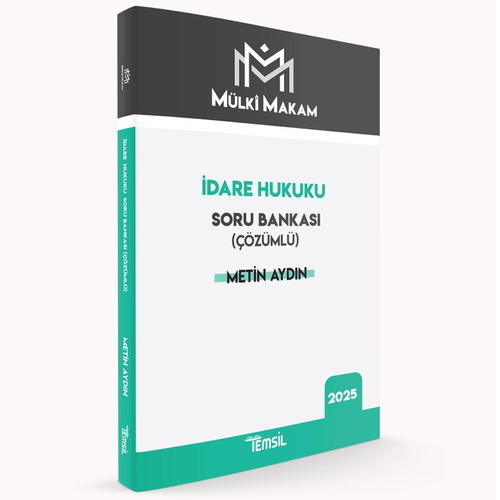 Mülki Makam İdare Hukuku Çözümlü Soru Bankası Temsil Kitap Yayınları 2025