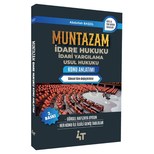 Muntazam İdare Hukuku Konu Anlatımı 4T Yayınları 2025