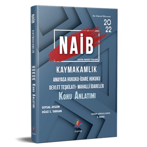 NAİB Kaymakamlık Hukuk Konu Anlatımı Dizgi Kitap Yayınları 2023