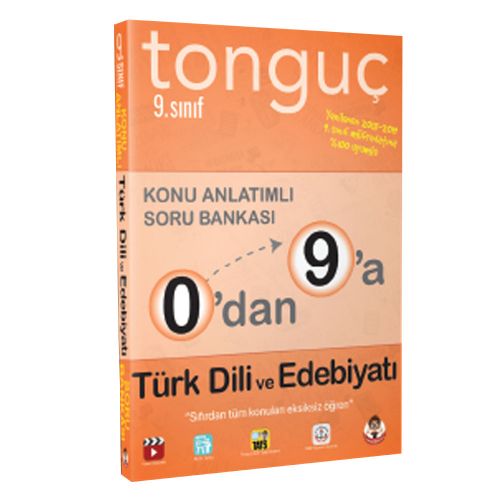 9. Sınıf 0\'dan 9\'a Türk Dili ve Edebiyatı Konu Anlatımlı Soru Bankası Tonguç Akademi Yayınları
