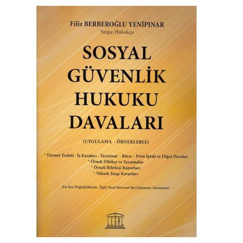 Sosyal Güvenlik Hukuku Davaları - Filiz Berberoğlu Yenipınar