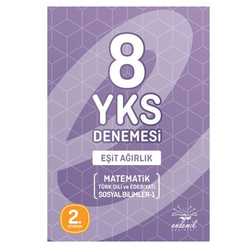 YKS 2. Oturum Eşit Ağırlık 8 Deneme Endemik Yayınları