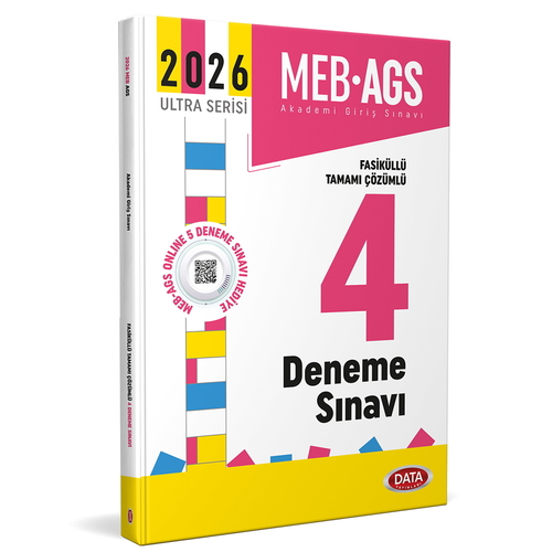 AGS Fasiküllü Tamamı Çözümlü 4 Deneme Sınavı Data Yayınları 2026