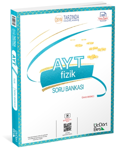AYT Fizik Soru Bankası ÜçDörtBeş Yayınları