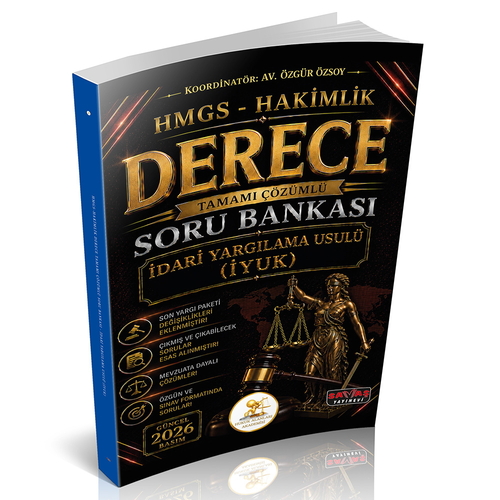 HUKAL HMGS-Hakimlik Derece İdari Yargılama Hukuku Soru Bankası Savaş Yayınevi 2026