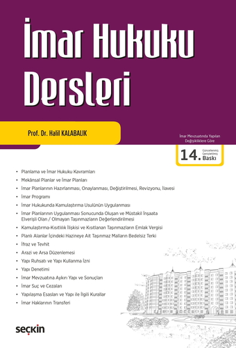 İmar Hukuku Dersleri - Halil Kalabalık