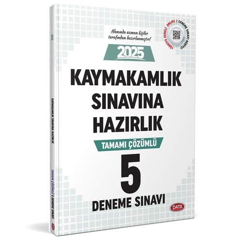 Kaymakamlık Sınavına Hazırlık 5 Deneme Sınavı Data Yayınları 2025