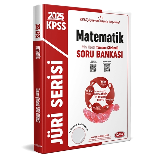 KPSS Jüri Serisi Matematik Tamamı Çözümlü Soru Bankası Data Yayınları 2025