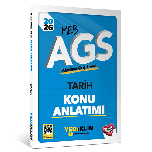 MEB AGS Tarih Konu Anlatımı Yediiklim Yayınları 2026