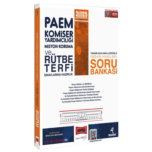 PAEM Komiser Yardımcılığı Misyon Koruma ve Rütbe Terfi İnsan Hakları Soru Bankası Yargı Yayınları 2025
