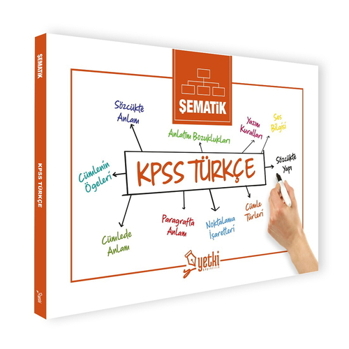 Şematik KPSS Türkçe Ders Notları Yetki Yayınları 2026