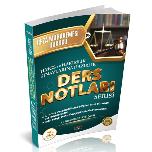 HUKAL HMGS-HAKİMLİK Ceza Muhakemesi Hukuku Ders Notları Savaş Yayınları 2025