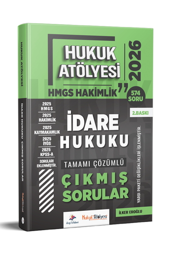 Hukuk Atölyesi HMGS Hakimlik İdare Hukuku Çıkmış Sorular Dizgi Kitap Yayınları 2026
