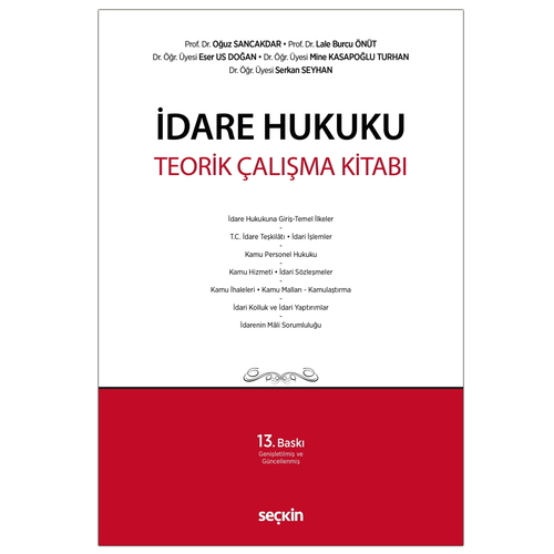 İdare Hukuku Teorik Çalışma Kitabı - Oğuz Sancakdar