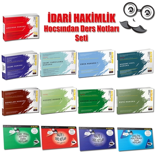 İdari Hakimlik Hocasından Ders Notları Seti Savaş Yayınları 2022
