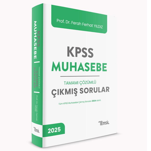 KPSS Muhasebe Tamamı Çözümlü Çıkmış Sorular 4T Yayınları 2025