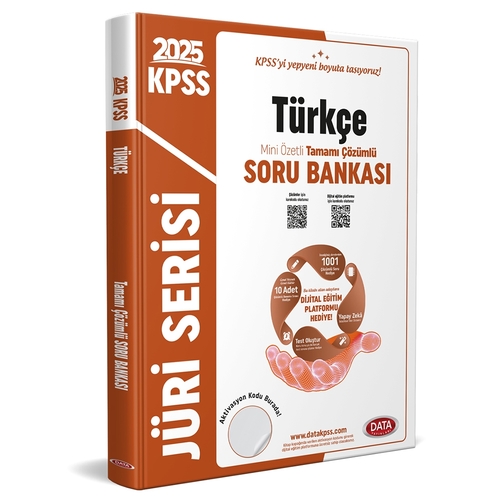 KPSS Jüri Serisi Türkçe Tamamı Çözümlü Soru Bankası Data Yayınları 2025