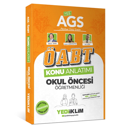 MEB AGS ÖABT Okul Öncesi Öğretmenliği Konu Anlatımı Yediiklim Yayınları 2026