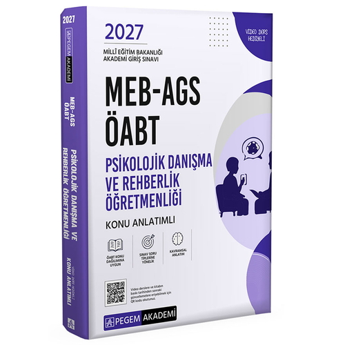 MEB AGS ÖABT Psikolojik Danışma ve Rehberlik Öğretmenliği Konu Anlatımlı Pegem Akademi 2027