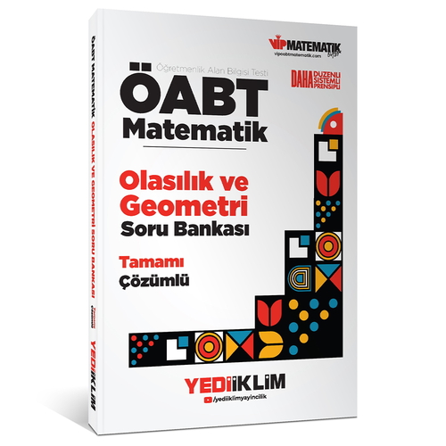 ÖABT Matematik Öğretmenliği Olasılık ve Geometri Soru Bankası Yediiklim Yayınları