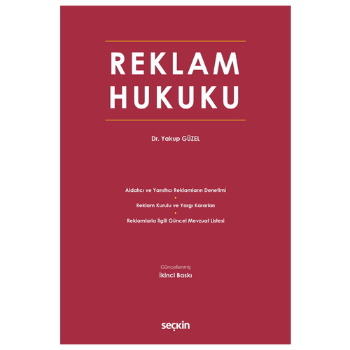 Reklam Hukuku - Yakup Güzel